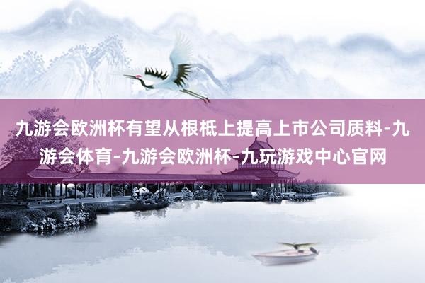 九游会欧洲杯有望从根柢上提高上市公司质料-九游会体育-九游会欧洲杯-九玩游戏中心官网